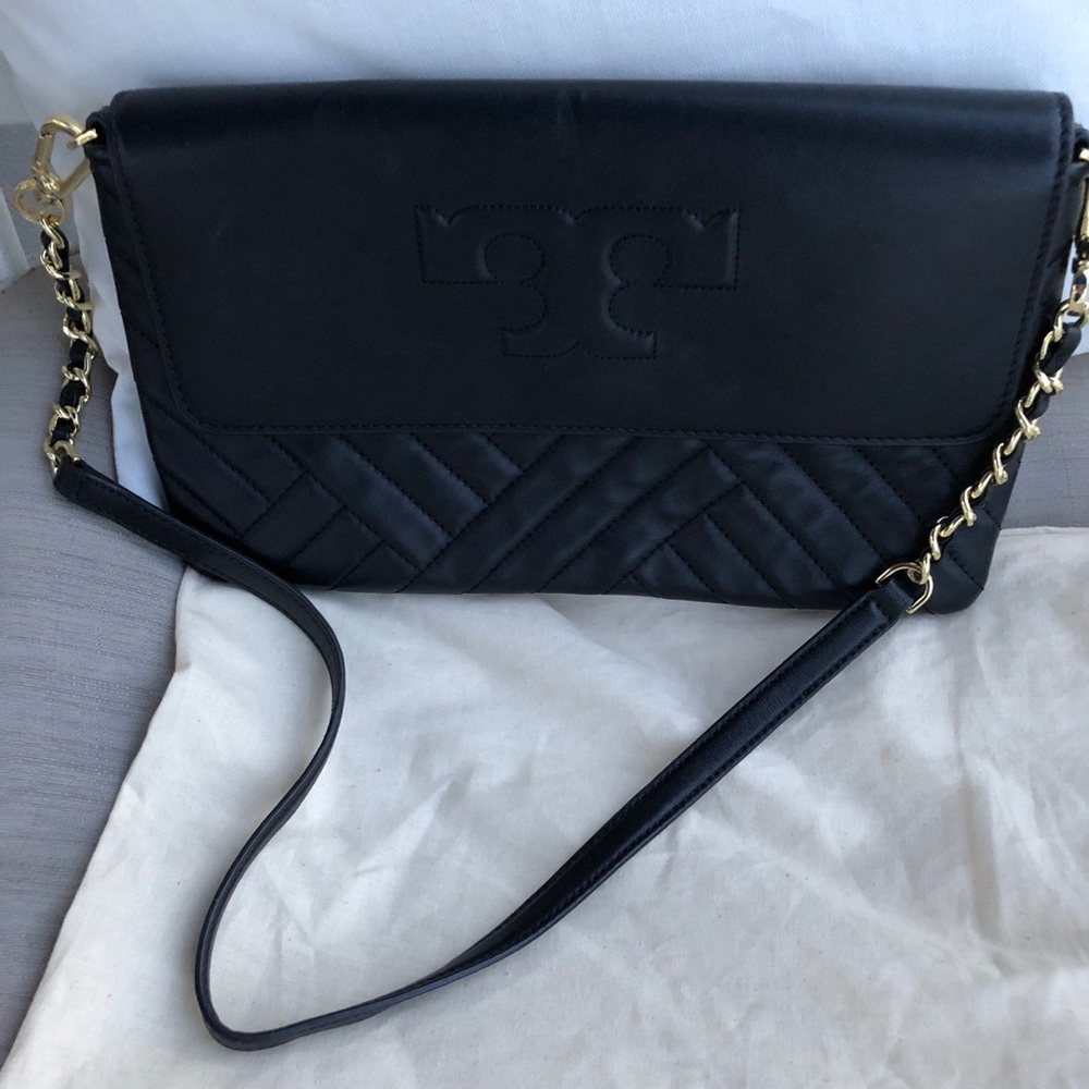 188. Tory Burch Alexa Clutch - Picture 1 of 9